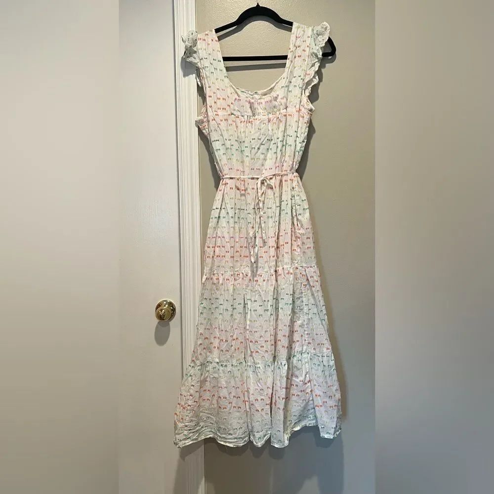 Draper James Patterned Midi Dress - Picture 4 of 11